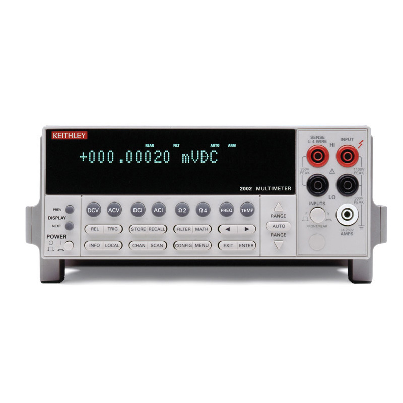Keithley 2002 系列：配有扫描功能的 8½ 位万用表