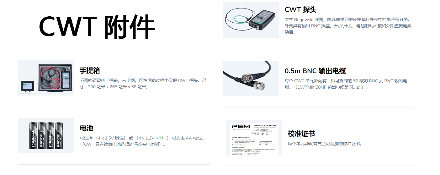 PEM CWT标准型附件